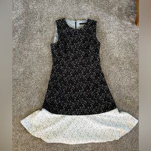 Tommy Hilfiger black and white dress